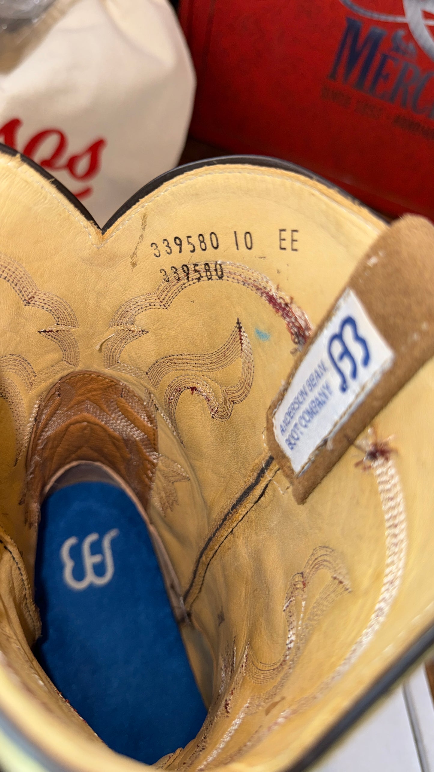 NEW-Handmade Hippo Boots-Anderson Bean-10.5E