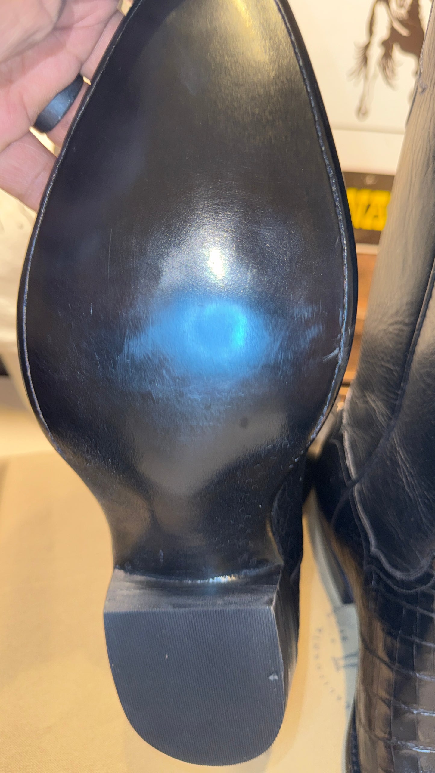 NEW-Handmade Custom Caiman Boots by Francisco Mendoza-11.5