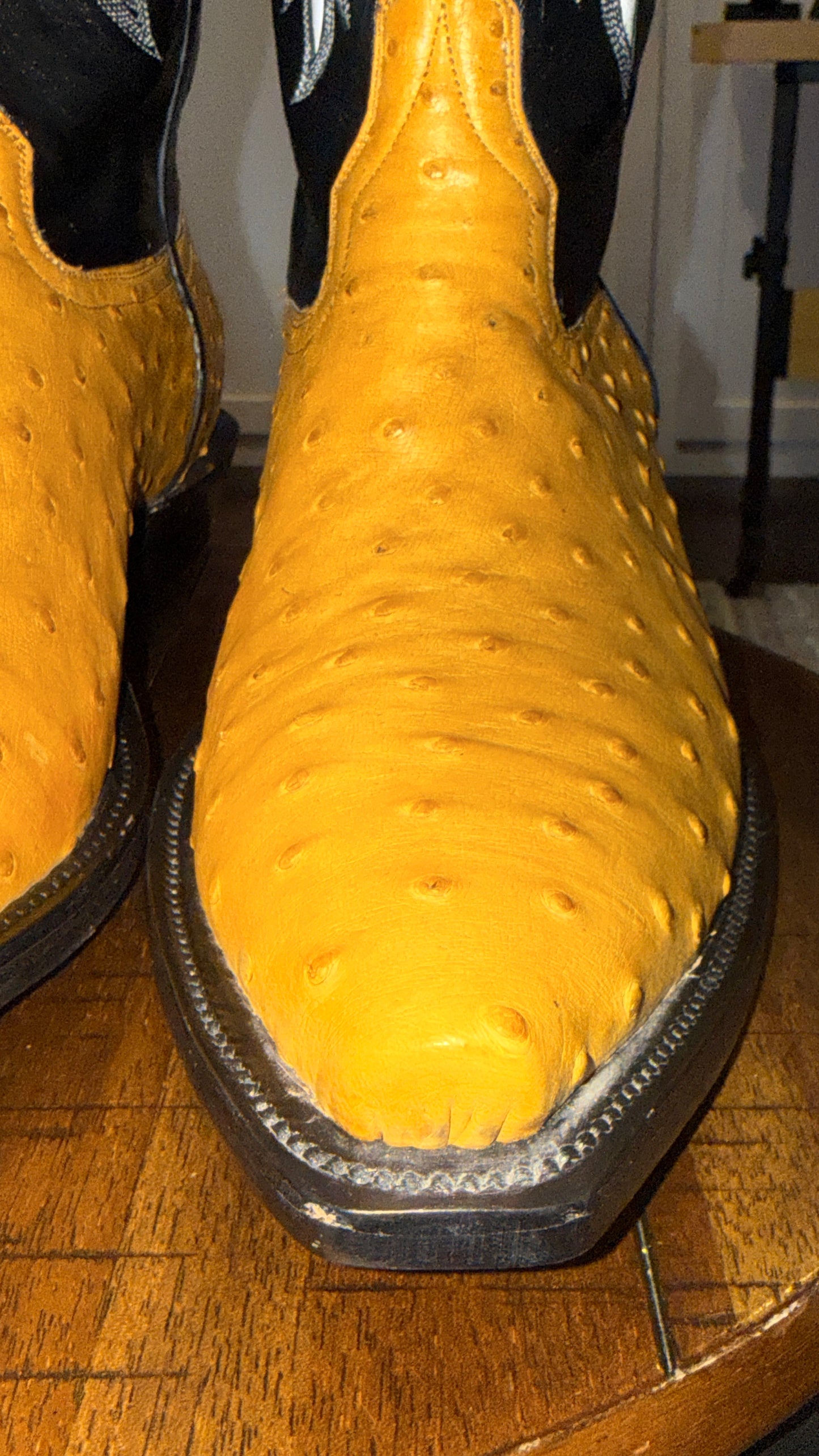 NEW-Handmade Ostrich Boots - 10.5