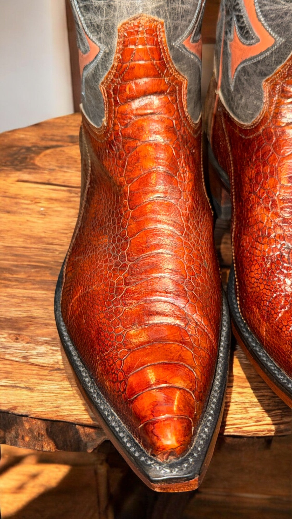 NEW-Handmade Ostrich Leg-11D