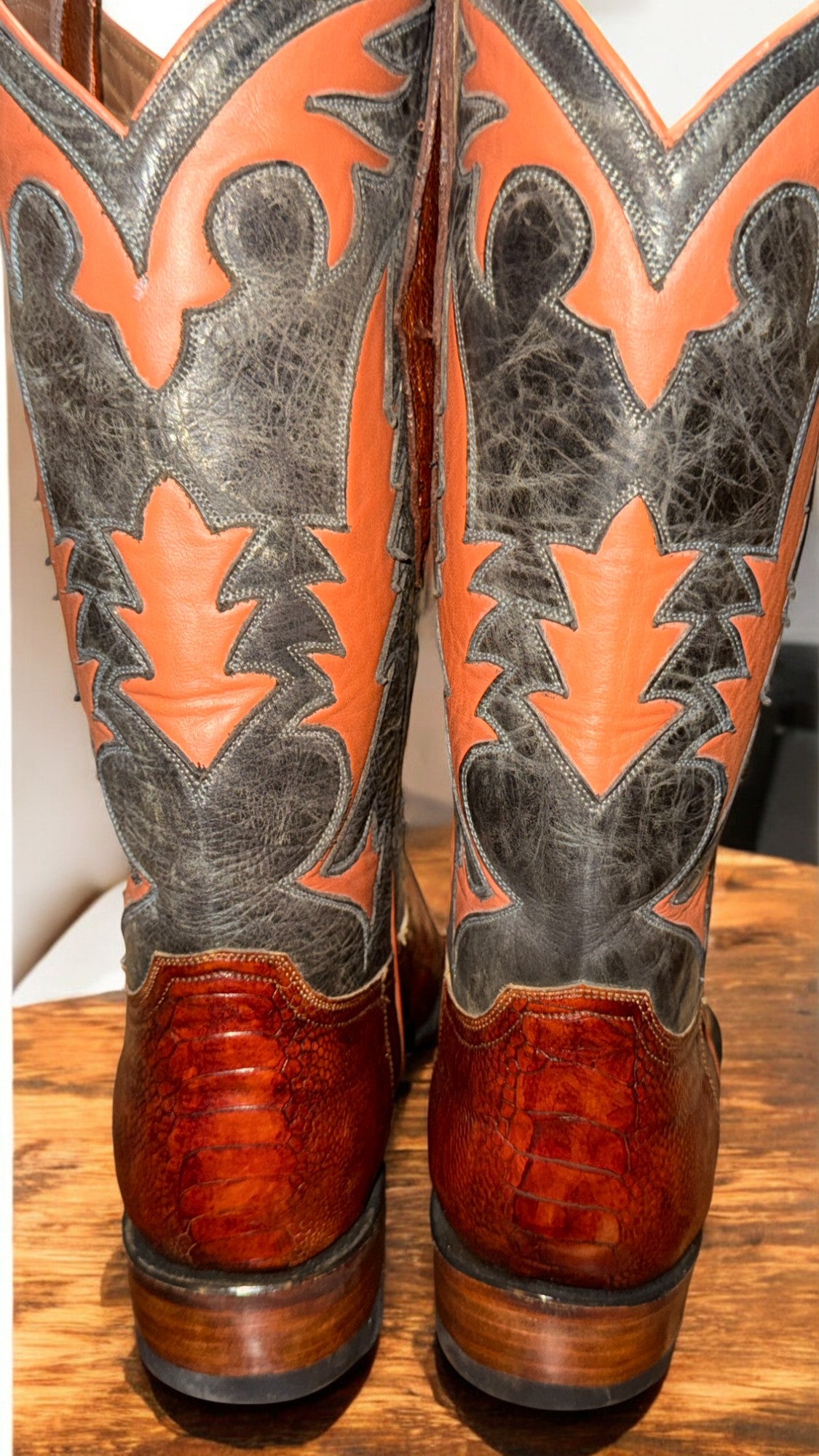 NEW-Handmade Ostrich Leg-11D