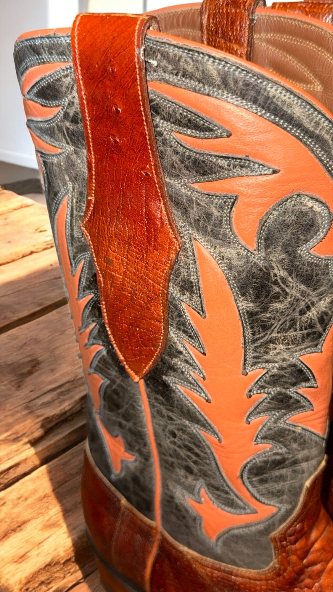 NEW-Handmade Ostrich Leg-11D