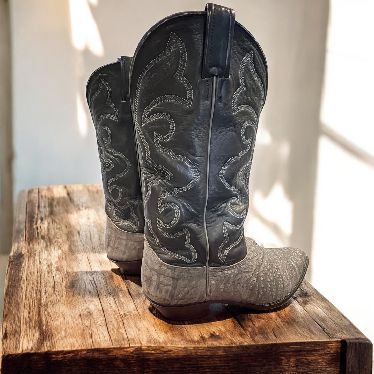 Vintage Nocona Cape Buffalo Boots
