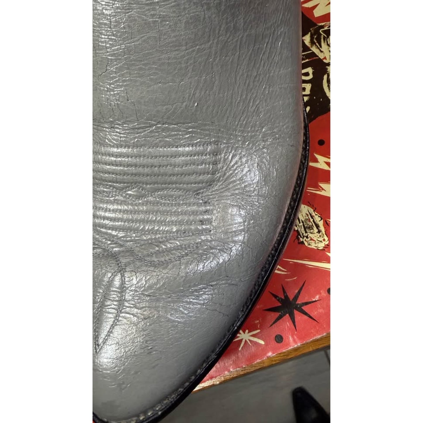 🦬 DAN POST GENUINE AMERICAN BISON LEATHER WESTERN BOOTS — SIZE 13D