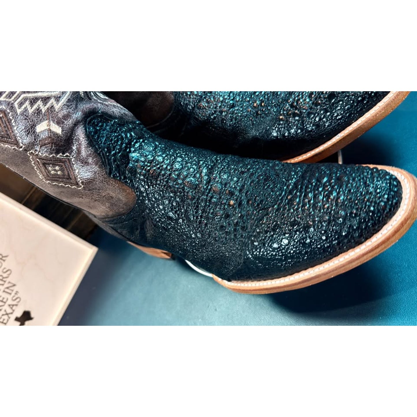 🐸 African Bullfrog Exotic Western Boots - 12