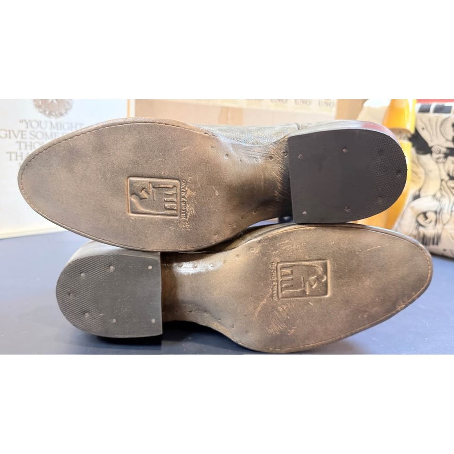 Tony Lama Grey Elephant Boots – Size 12D (Fits 11.5) 🔥