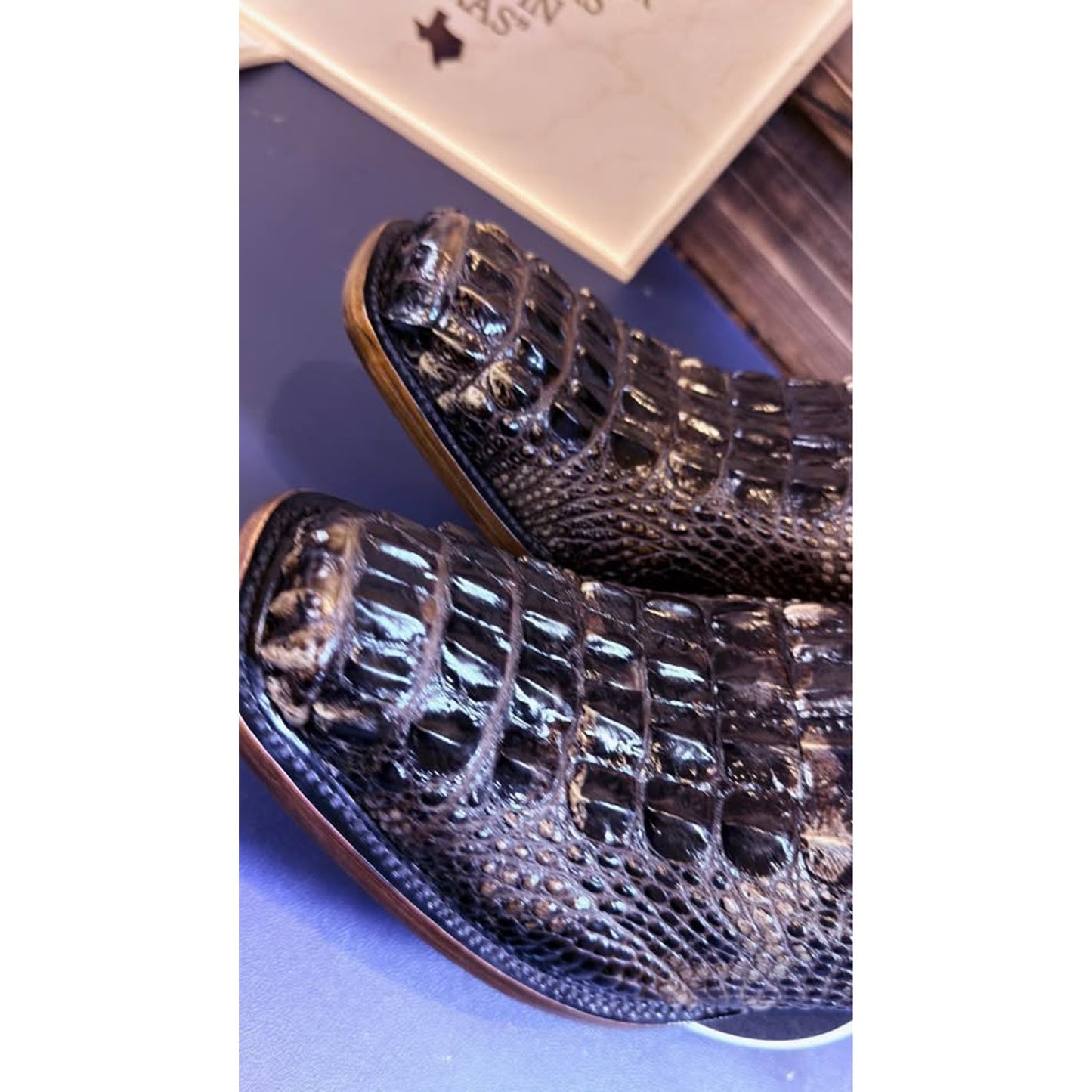 🐊Hornback Alligator Boots – Size 11.5 🐊