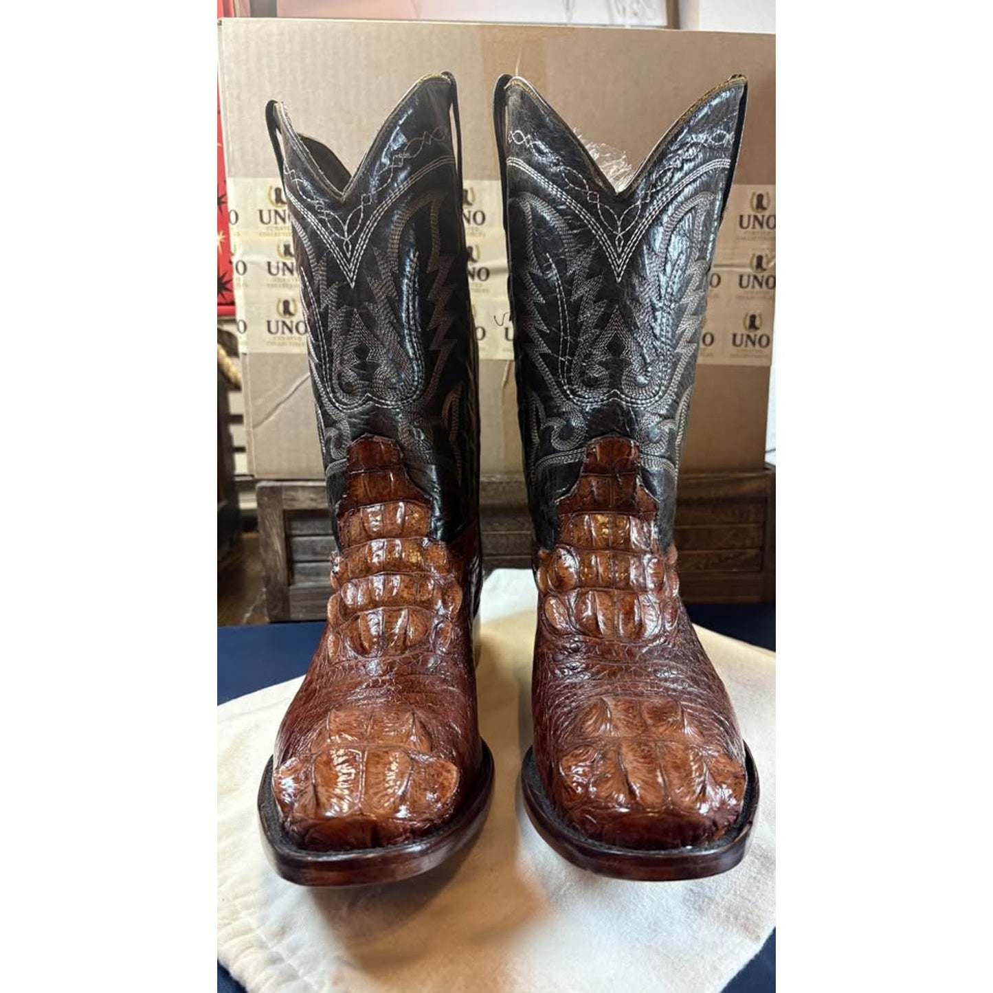 🔥Vintage Crocodile Boots – 11.5D Premium Exotic – Great Condition! 🔥