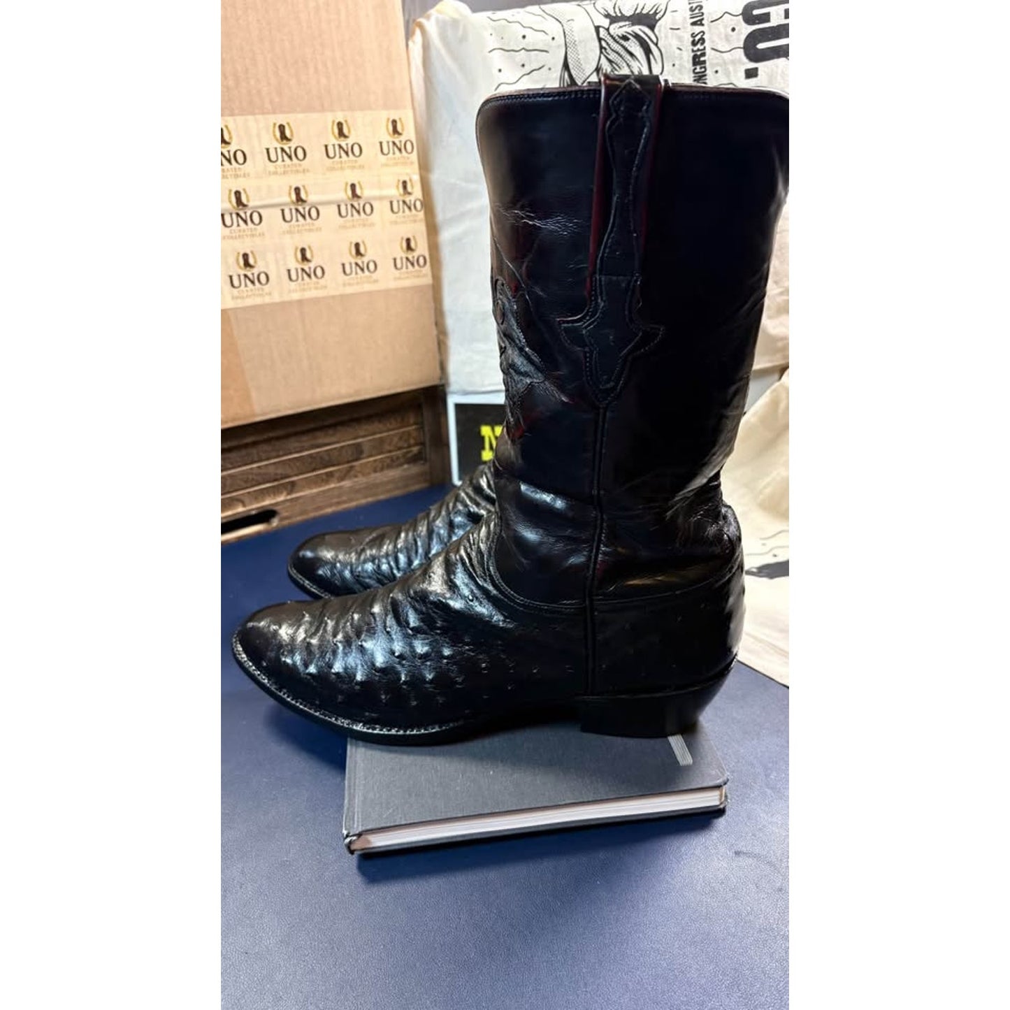 Lucchese Handmade Classics - Exotic Ostrich - 13D - fits like a 12D.