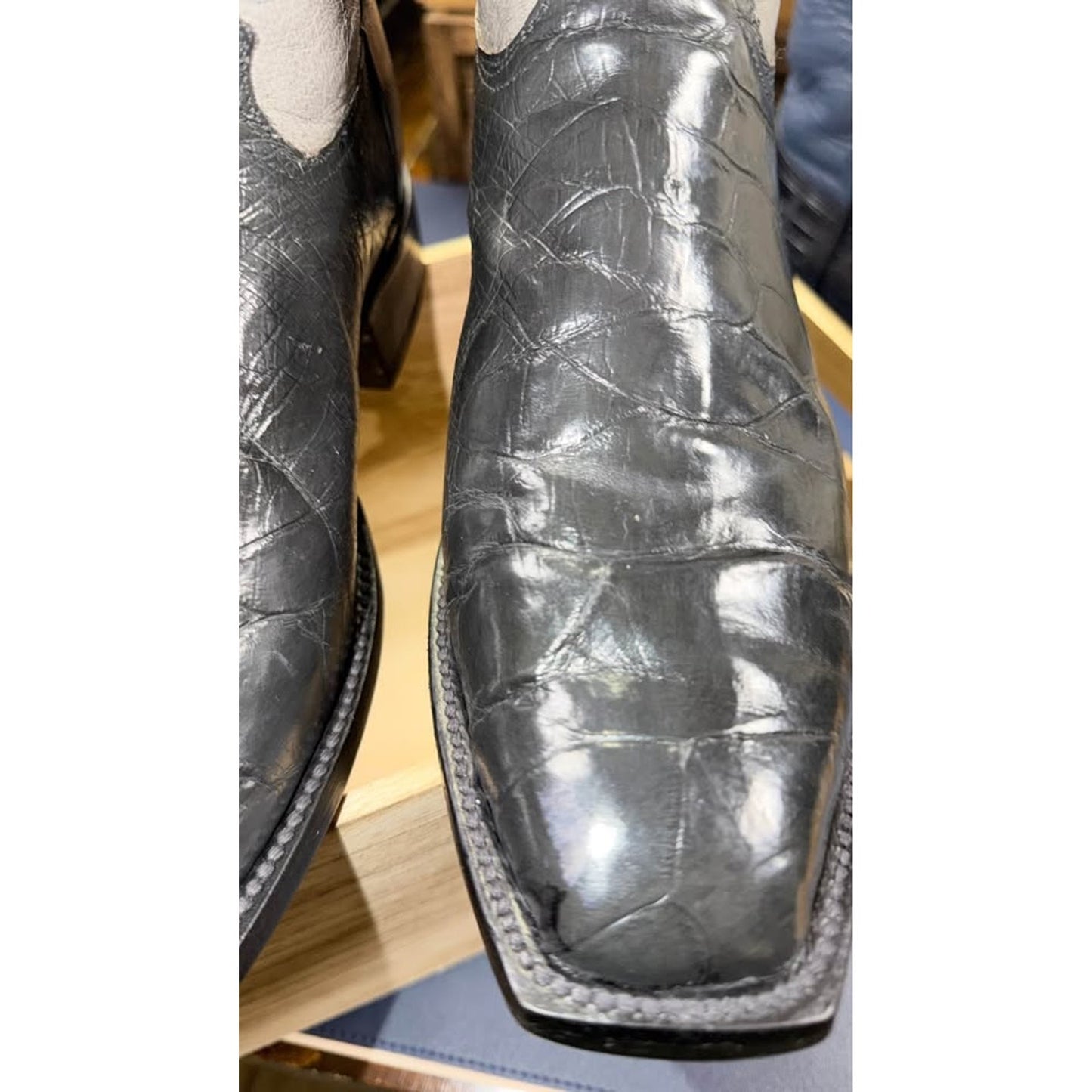 Handmade Exotic 🐢🐢Cowboy Boots – Size 11.5