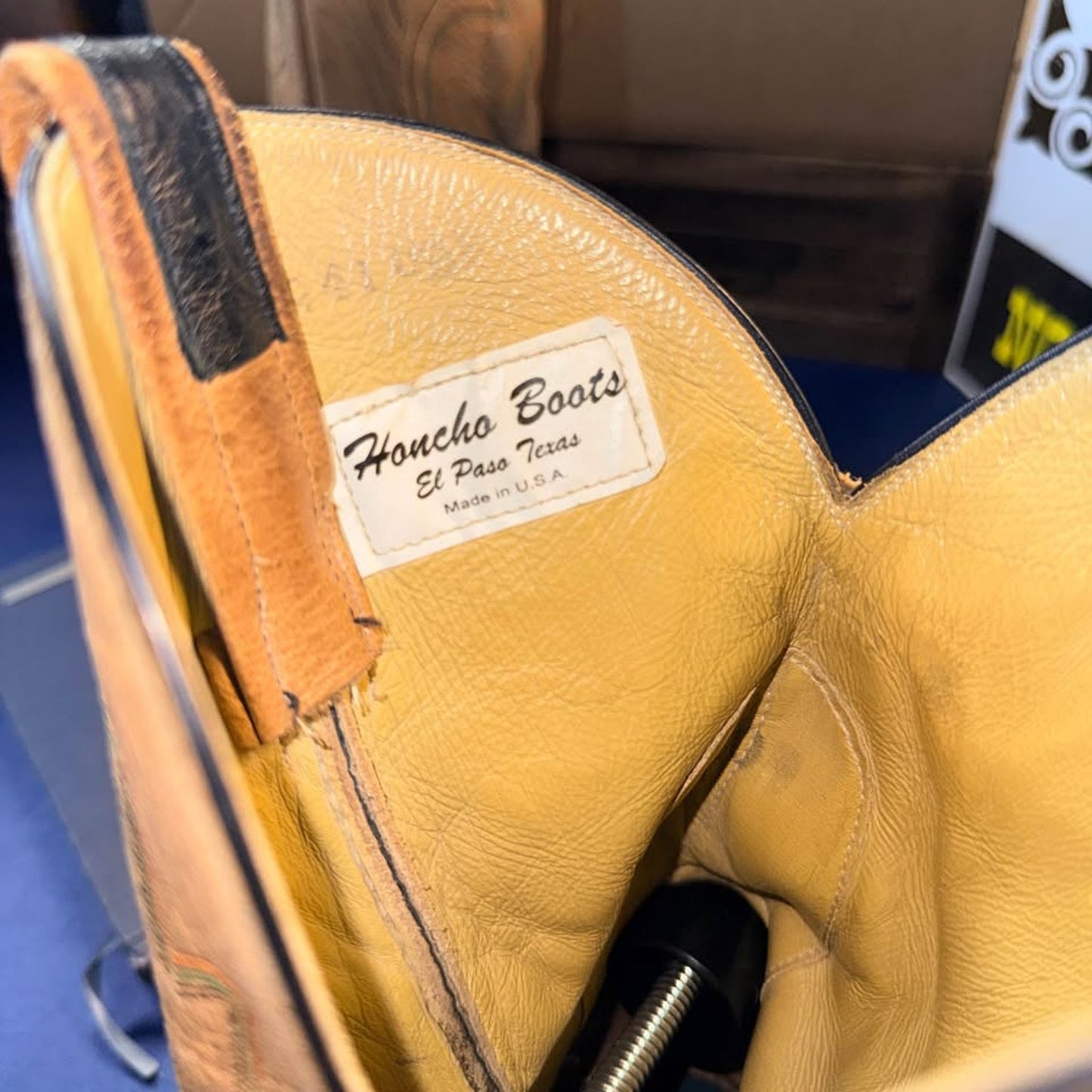 Ostrich Boots - handmade boots in El Paso- 11.5