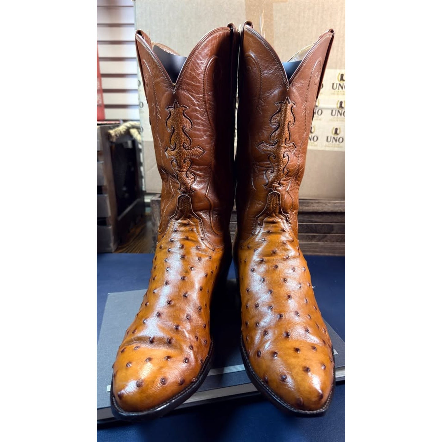 Lucchese Handmade Ostrich 12D