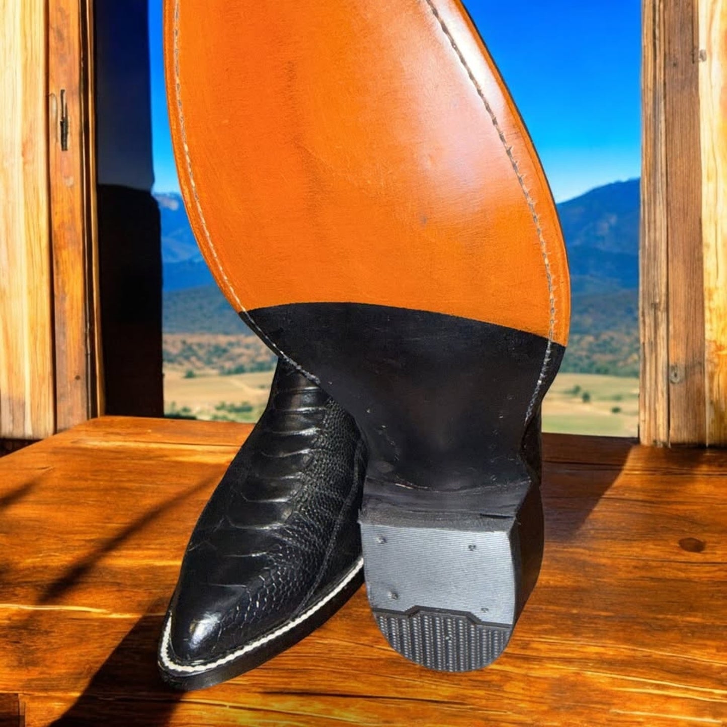 Ostrich Leg Boots-El Dorado-12D