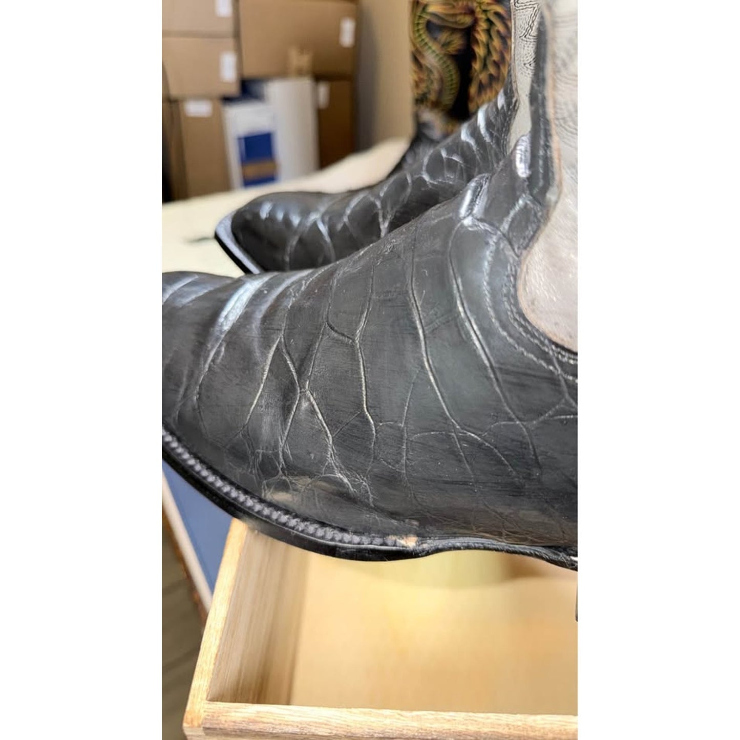 Handmade Exotic 🐢🐢Cowboy Boots – Size 11.5