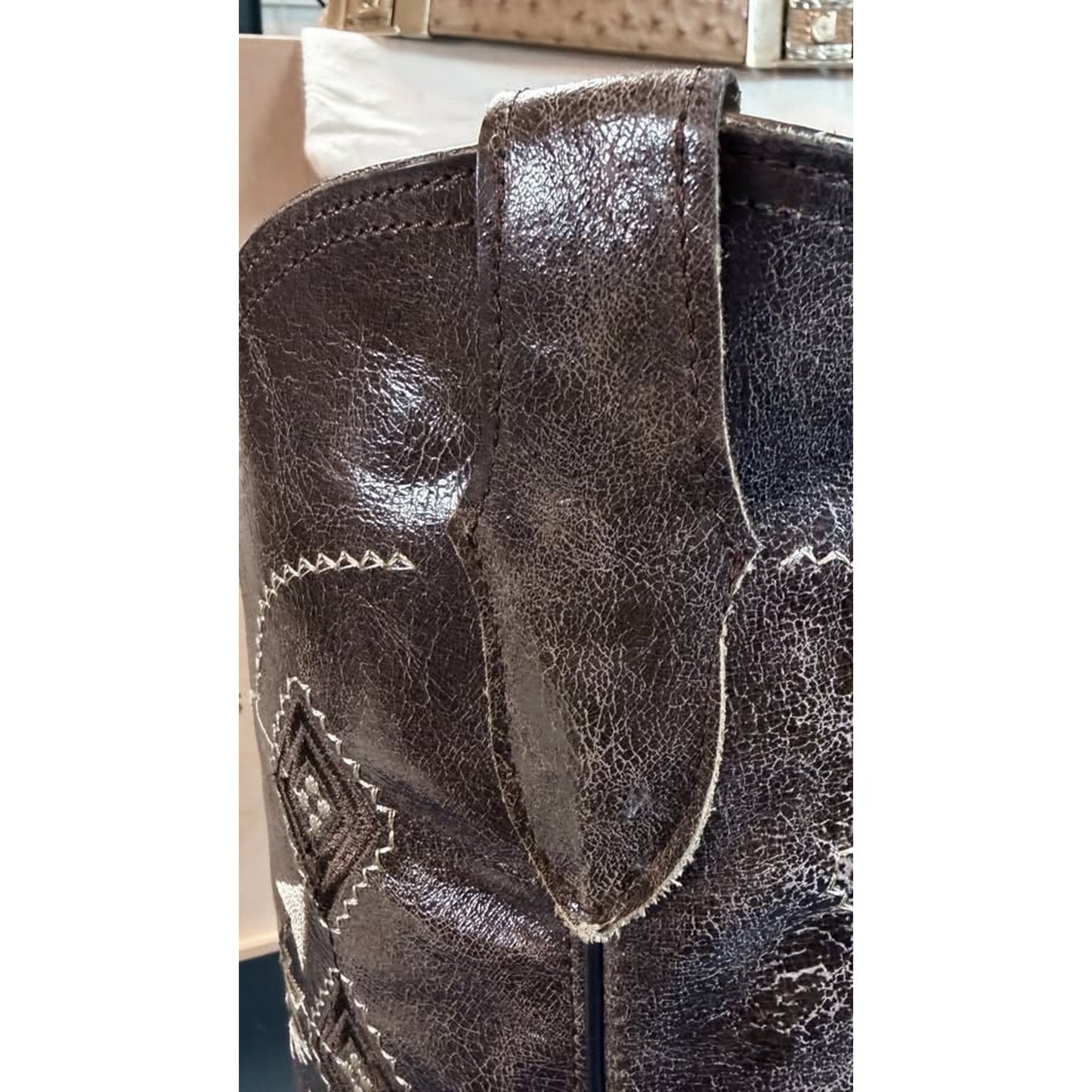 🐸 African Bullfrog Exotic Western Boots - 12