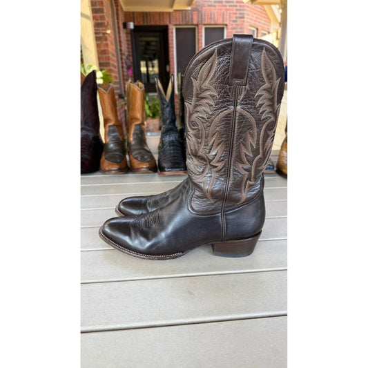 ML Leddy Vaquero Cowboy Boots -12