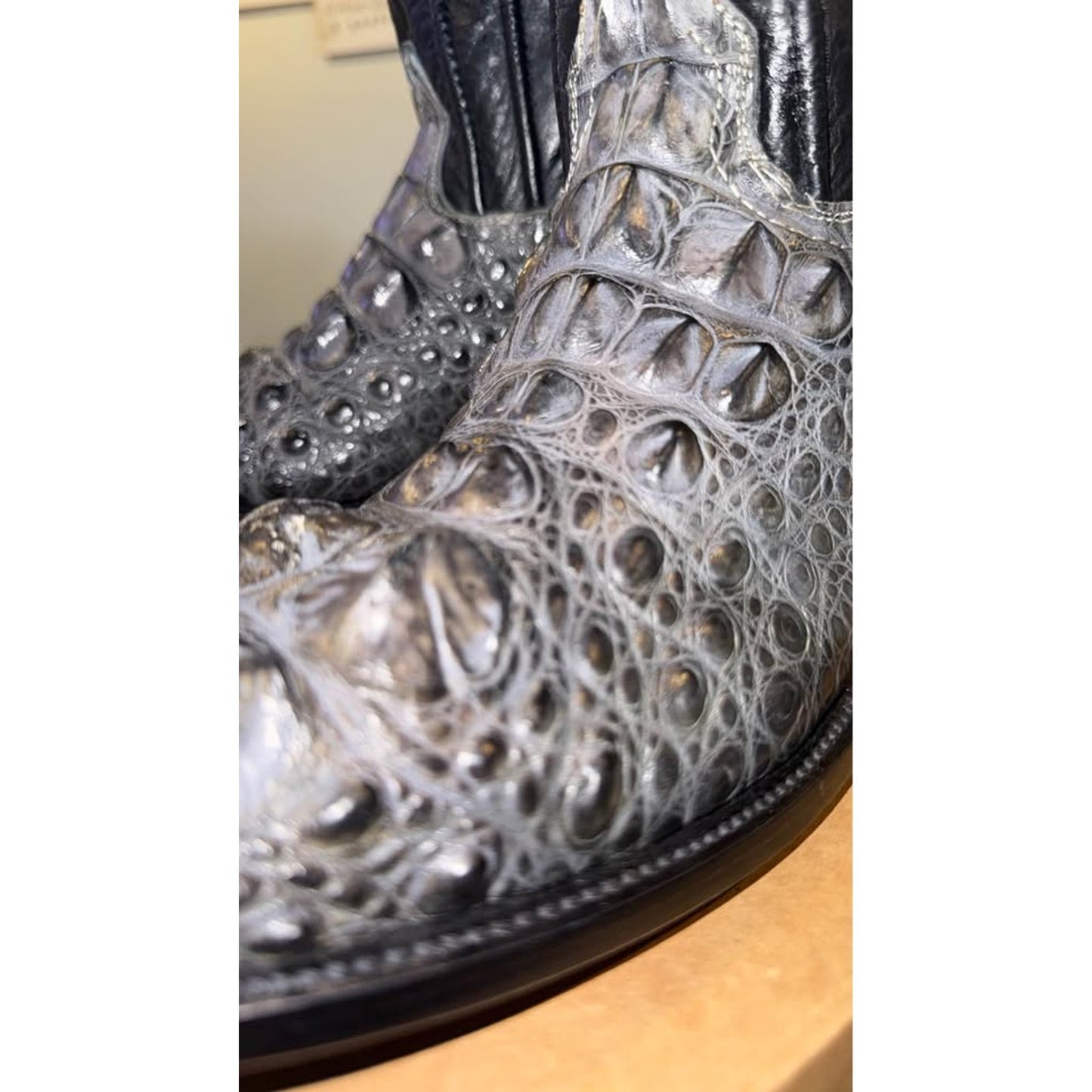 American Alligator Boots - Hornback Big Horns - 11.5D