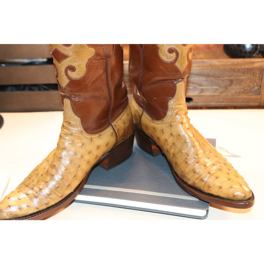 Lucchese Handmade Classic Ostrich Boots- 8.5