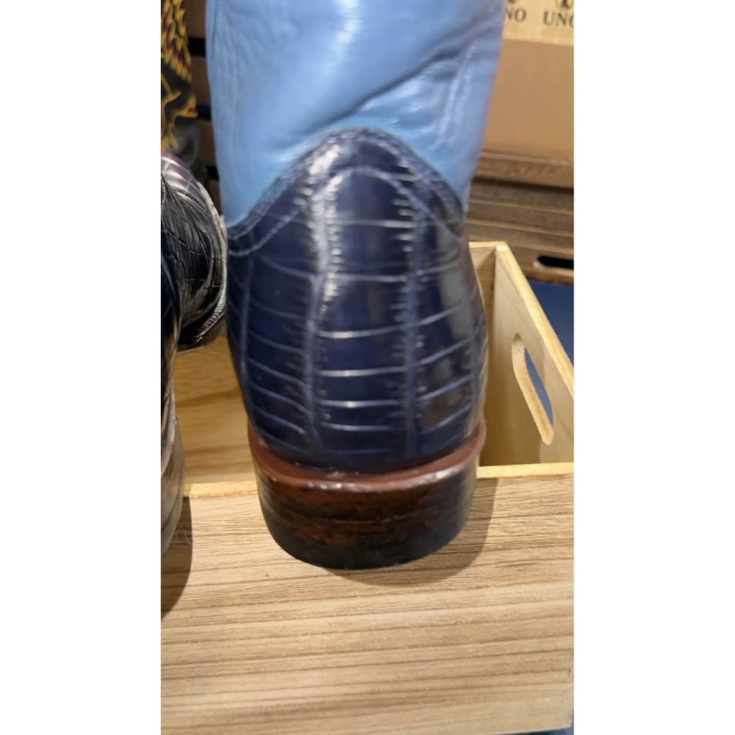 Collector-Grade Custom Handmade Nile Crocodile Boots – Size 11.5