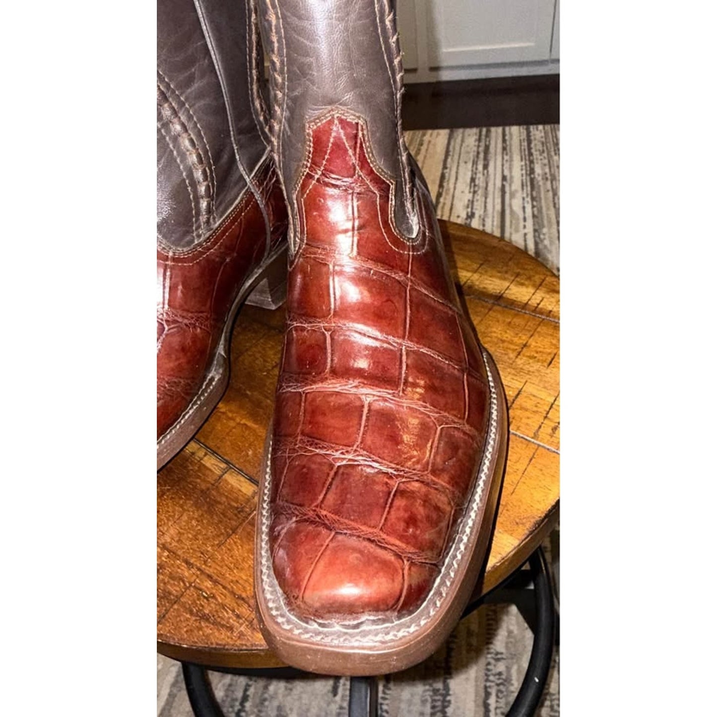 Alligator Boots-Big Scales-10.5D