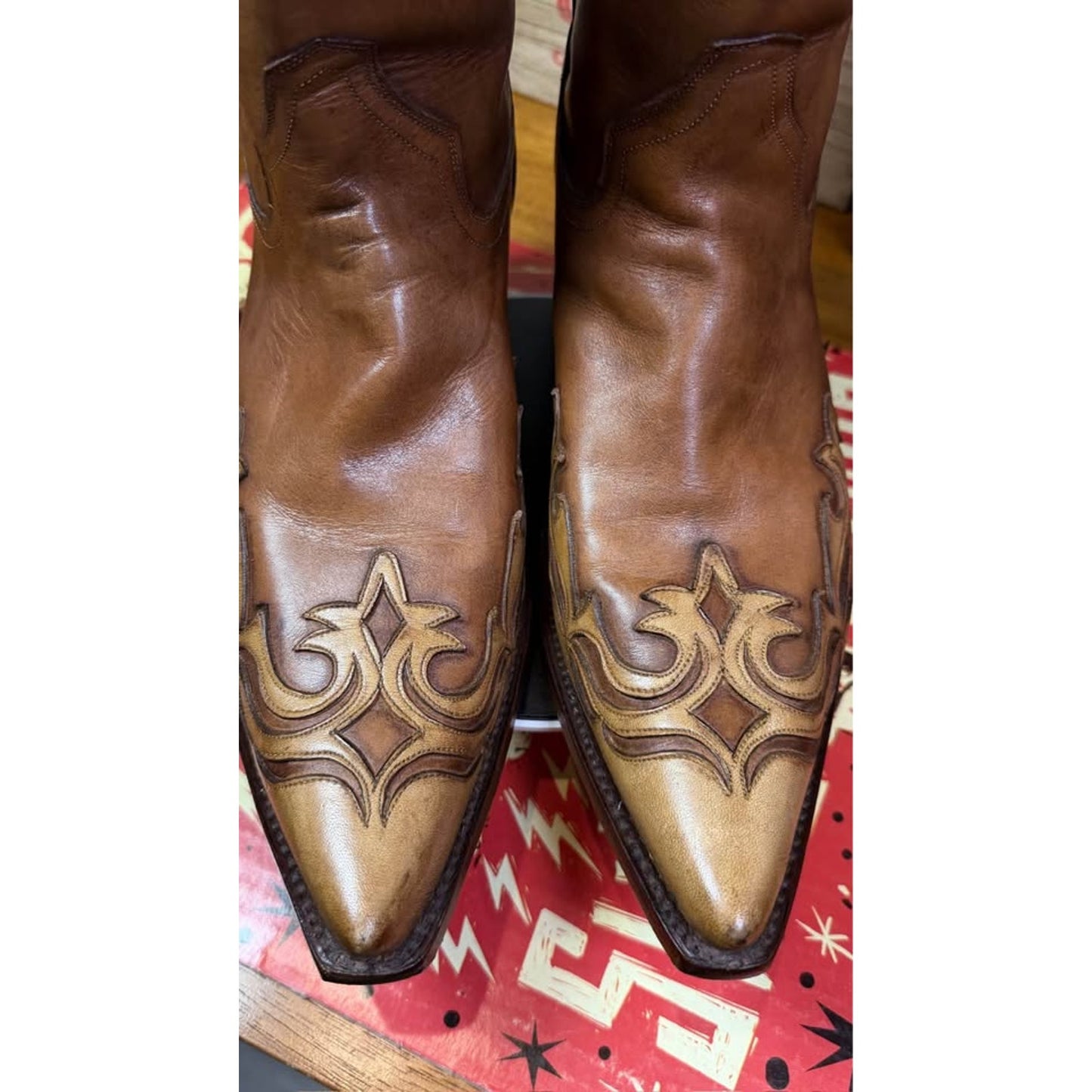 🇪🇸 TONY MORA HANDCRAFTED WESTERN BOOTS — SIZE 11.5D