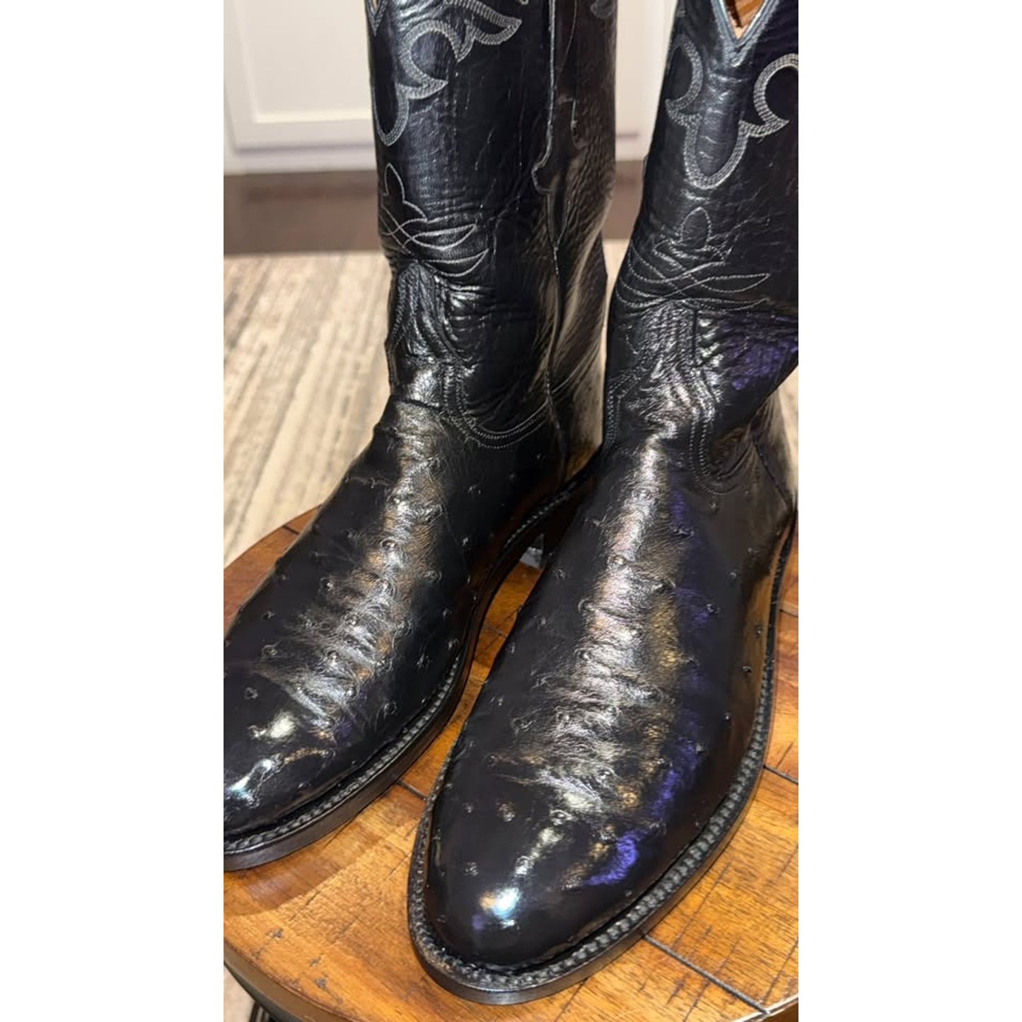 Lucchese Handmade Classics Full Quill Ostrich -11D