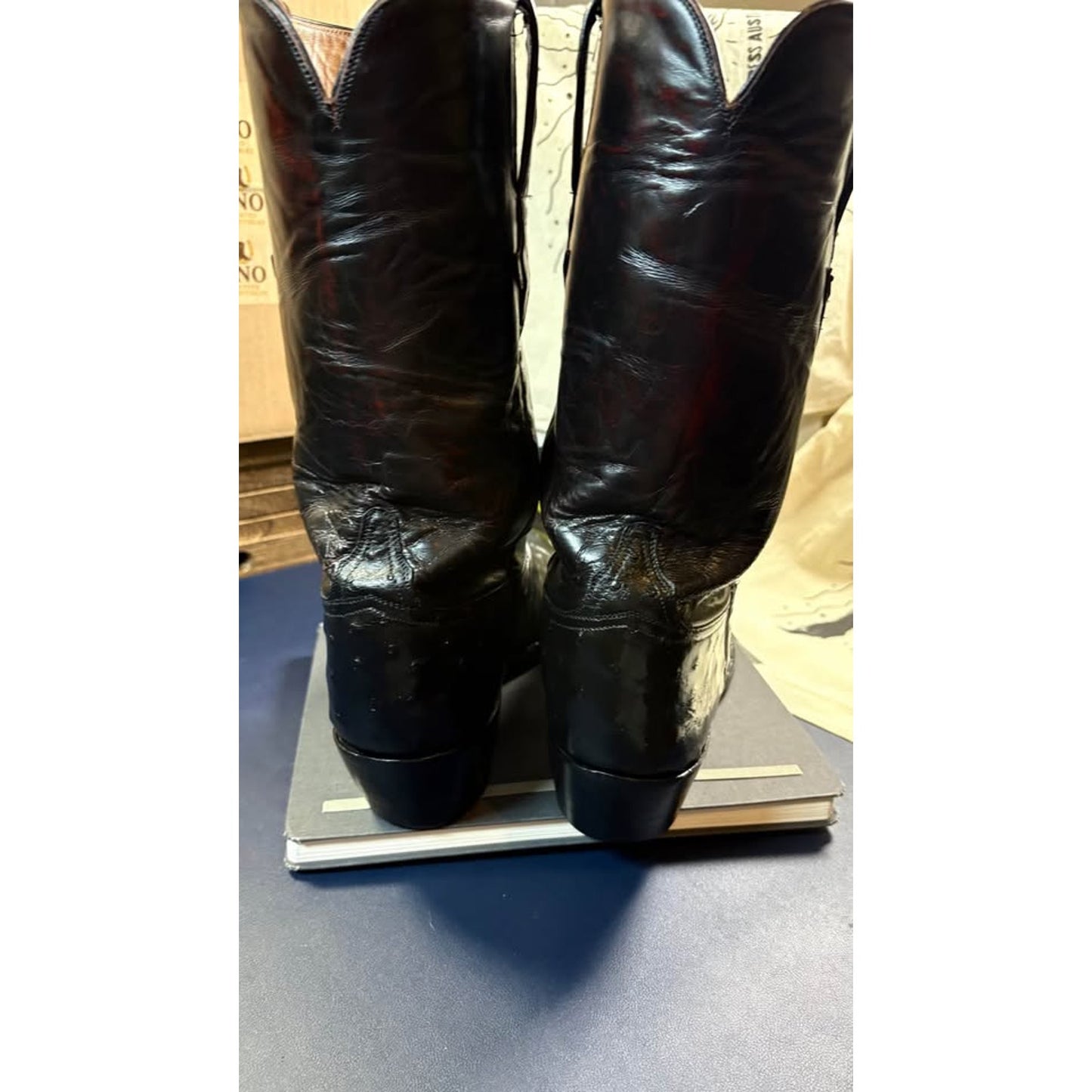 Lucchese Handmade Classics - Exotic Ostrich - 13D - fits like a 12D.
