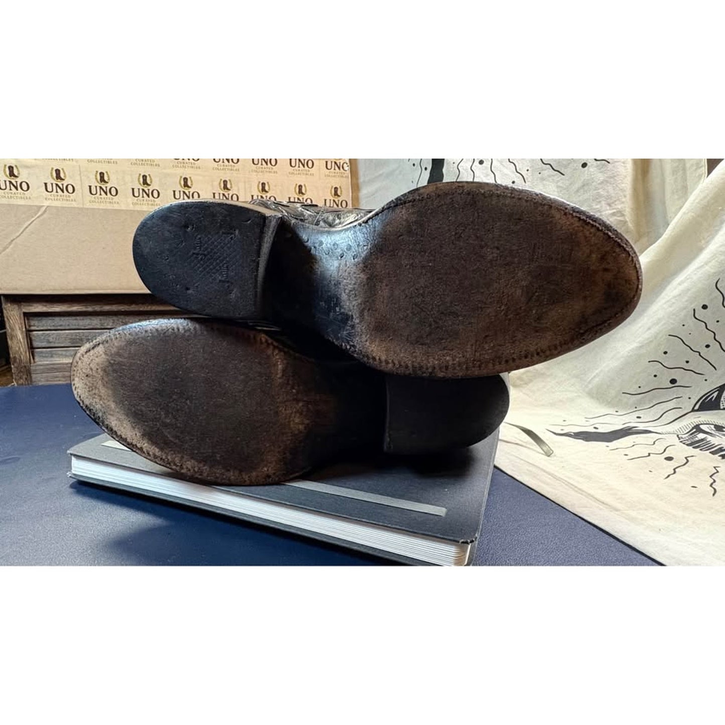 Pre-ban Exotic Ant’s - Justin 8.5D - Black Cherry