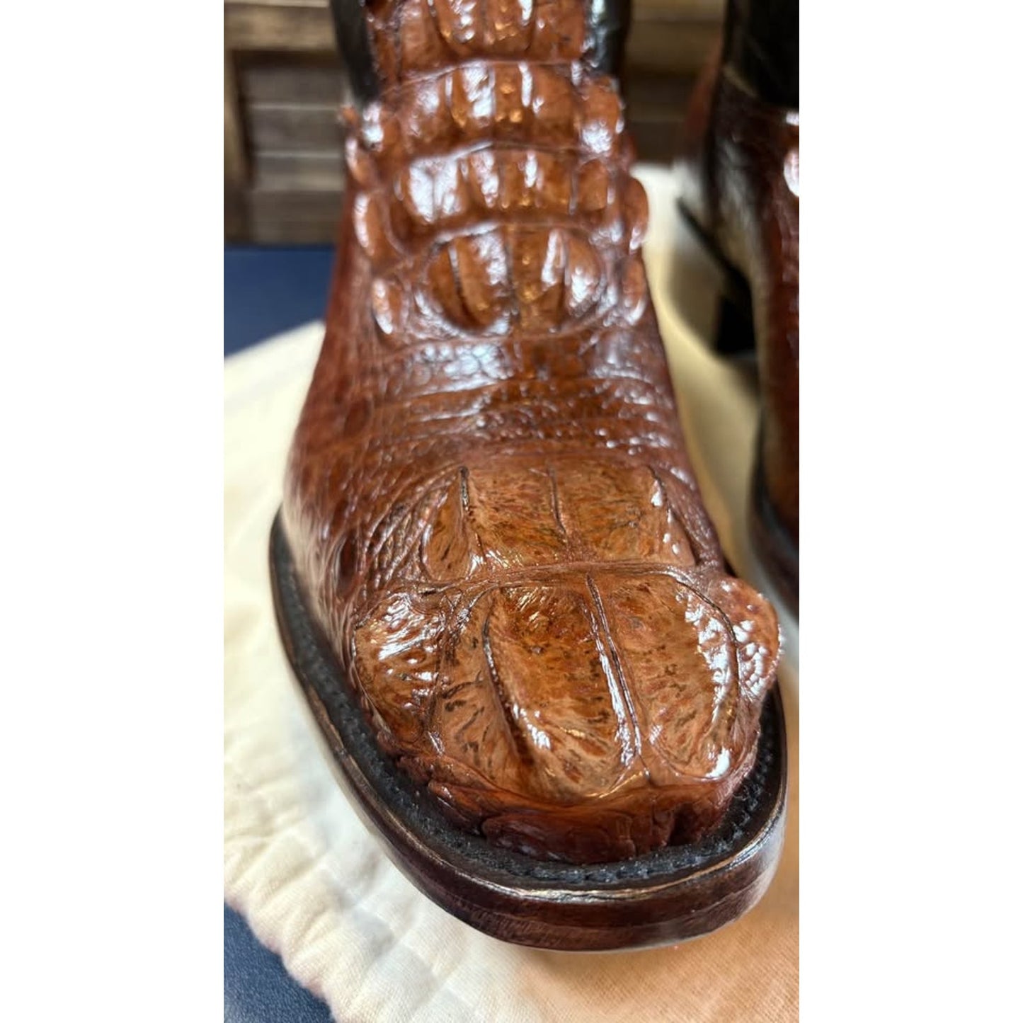 🔥Vintage Crocodile Boots – 11.5D Premium Exotic – Great Condition! 🔥