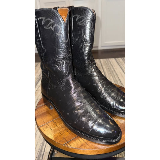 Lucchese Handmade Classics Full Quill Ostrich -11D