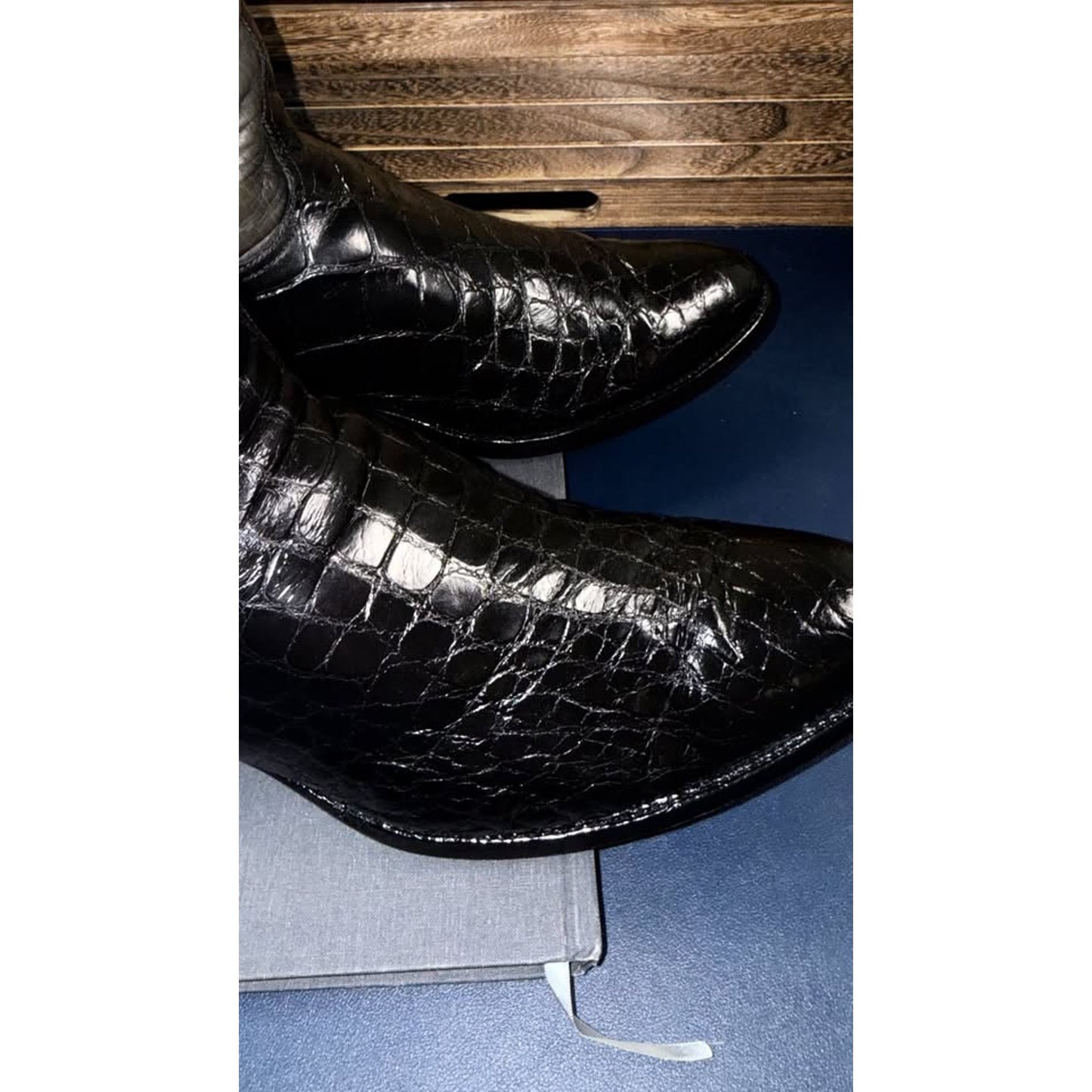 American Alligator Boots - Custom Made - Wheeler - 11.5