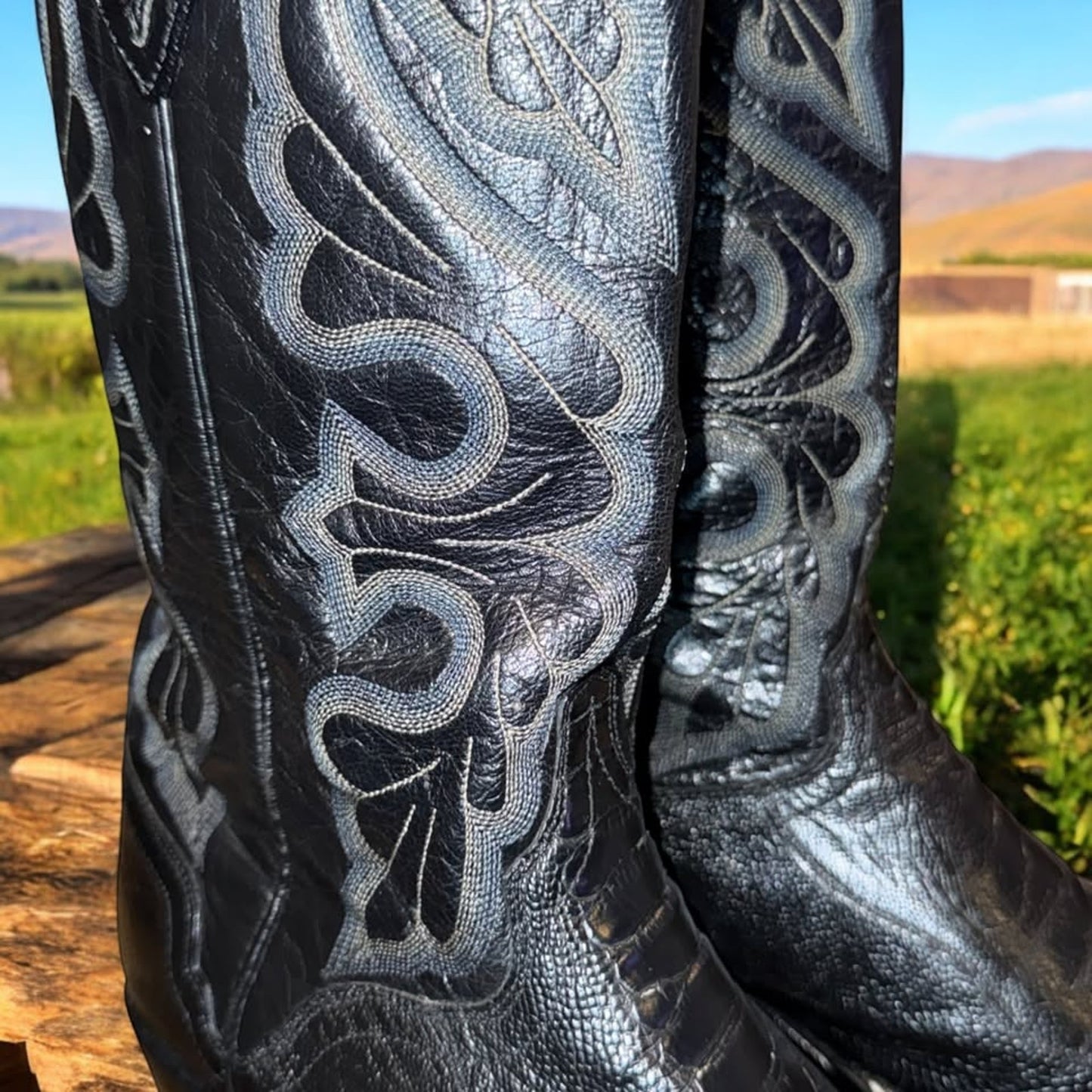 Ostrich Leg Boots-El Dorado-12D